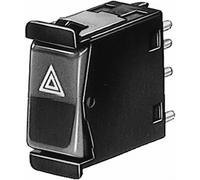 HAZARD LIGHT SWITCH FOR MERCEDES-BENZ S123 C123 W123 W201 HELLA 6HH 003 631-021