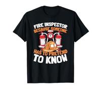 Hazard Safety - Fireproofing Fire Inspector T-Shirt