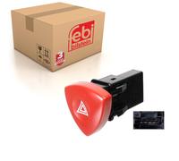 Febi Bilstein 107792 Hazard Warning Light Switch Pack of 1, Red