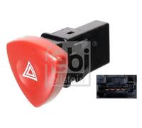 Febi Bilstein 107792 Hazard Warning Light Switch Pack of 1, Red
