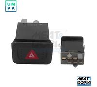 Hazard warning light switch 23611 MEAT & DORIA for VW GOLF Mk IV BORA I