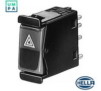HELLA 6HH 003 631-021 Hazard Light Switch - 12V - Number of connectors: 8 | Halogen
