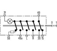 HELLA 6HH 004 175-021 Hazard Light Switch
