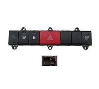 Hazard warning light switch with rear window heating function 206048 for FIAT