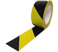 Hazard Warning Safety Tape 48mm x 33m Black & Yellow