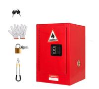 Hazardous Storage Cabinet with 3-Point Locking System for Industrial Flammable and Dangerous Goods Safety