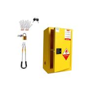 Hazardous Storage Cabinet with 3-Point Locking System for Industrial Flammable and Dangerous Goods Safety