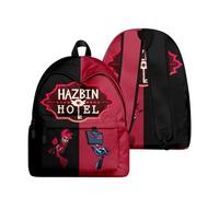 Hazbin Hotel 2 Merch Backpack Hazbin Hotel School Bag Anime Printed Bookbag Backpack for School Boys Girls Fans A05