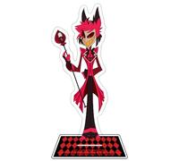 Hazbin Hotel Acrylic Stand Figure Alastor Anime Characters Double-Sided Printing Transparent Acrylic Figure Standing Sign Acrylic Desktop Ornaments,16cm