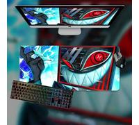 Hazbin Hotel Anime Mouse Pad, Gaming Mouse Mat, Anime Angel Dust/Alastor/Niffty Mouse Pad, Cartoon Mouse Mat, Office Desk Mat Large Size, Desk Pad for Gaming Office Home 80x30cm