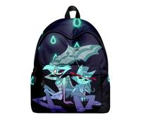 Hazbin Hotel Backpack Rucksack Laptop Bag Hazbin Hotel Alastor/Angel Dust Figure Print Student Bag Back to School Backpacks for Boys Girls (Type7, 40 * 30 * 17CM)