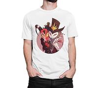 Hazbin Hotel Blitzo and Stolas T-Shirt,Cartoon Tee White