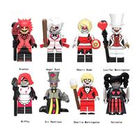 Hazbin Hotel Cartoon Anime Hero Horror Fit Lego MiniFigures gift Toy
