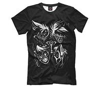 Hazbin Hotel Crew T-Shirt Cartoon Tee Men's Women's Sizes Black M