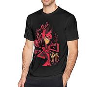 Hazbin Hotel Man's Cool Cotton T-Shirt Unisex Black Men Tees 3XL
