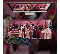 Hazbin Hotel Mouse Mat, Alastor/Angel Dust Anime Mouse Pad, 800×300mm Large Gaming Mouse Pad Desk Keyboard Mat for Computer Laptop Office Student Water-Resistant Mousepad (18)
