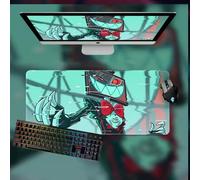 Hazbin Hotel Mouse Mat, Alastor/Angel Dust Anime Mouse Pad, 800×300mm Large Gaming Mouse Pad Desk Keyboard Mat for Computer Laptop Office Student Water-Resistant Mousepad