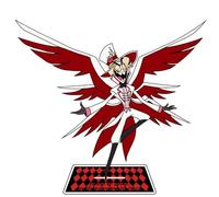Hazbin Hotel Stand Figure Alastor Angel Dust Vox Lucifer Cartoon Anime Acrylic Figures Standing Model Hazbin Hotel Merch Desktop Decoration 16cm (typ12)