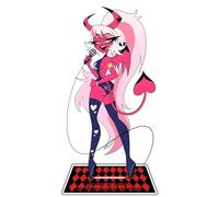 Hazbin Hotel Stand Figure Alastor Angel Dust Vox Lucifer Cartoon Anime Acrylic Figures Standing Model Hazbin Hotel Merch Desktop Decoration 16cm (typ18)