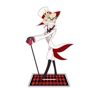 Hazbin Hotel Stand Figure Alastor Angel Dust Vox Lucifer Cartoon Anime Acrylic Figures Standing Model Hazbin Hotel Merch Desktop Decoration 16cm (typ11)