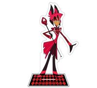 Hazbin Hotel Stand Figure Alastor Angel Dust Vox Lucifer Cartoon Anime Acrylic Figures Standing Model Hazbin Hotel Merch Desktop Decoration 16cm (typ3)