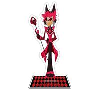 Hazbin Hotel Stand Figure Alastor Angel Dust Vox Lucifer Cartoon Anime Acrylic Figures Standing Model Hazbin Hotel Merch Desktop Decoration 16cm (typ2)