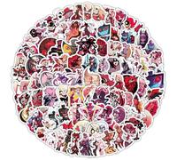 Hazbin Hotel Stickers 100 Pcs Hazbin Hotel Merch Vinyl Waterproof Anime Sticker Set Decals for Party Water Bottle Laptop Skateboard Cute Gifts for Kids Teens Adults A11