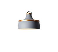 Haze Blue Macaron Color Metal Chaner - Vibrant Industrial Pendant Lighting for Kitchen Island, Dining Table, Bedroom