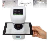 Haze Meter Light Transmittance Tester, Dual Optical Path Hazemeter for Flat Glass Films, Includes 21mm/15mm/12mm Apertures, Thickness ≤40mm
