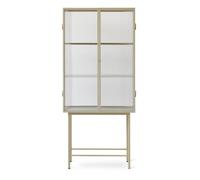 Ferm Living Haze Showcase Ribbed Glass Cashmere