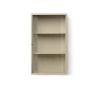 Haze Wall Cabinet Fluted Glass Cashmere