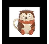 Hazel Hedgehog 320Ml Ceramic Lidded Mug With Lid