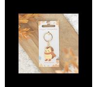 Hazel Hedgehog Alloy Enamel Keyring Woodland Keychain