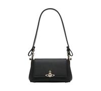 VIVIENNE WESTWOOD Hazel Small Black Saffaino Shoulder Bag Size: One Si