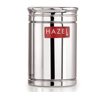 HAZEL Stainless Steel Airtight Container | 1800 ml Steel Storage Box for Kitchen | Steel Container Jar for Kitchen Storage | Ideal for Storing Rice, Cereal, Pulse, Snacks