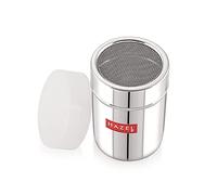 HAZEL Stainless Steel Multi-Purpose Powder Shaker with Lid | Cocoa Powder Sifter | Salt, Pepper, and Flour Sprinkler Dredger for Kitchen