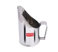 HAZEL Stainless Steel Scoop Spoon with Handle | Steel Scoops for Grocery Shop Store Equipment| Grocery Flour Grain Dry Foods Spice Scoop, Capacity 700 ml, Silver