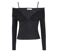 Hazel Top - female - Simkhai - Long Sleeve T-Shirts - Black - M - Tops M