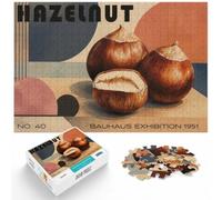 Hazelnut Bauhaus Kitchen Mid Century Jigsaw Puzzle for Adults, 1000 Piece
