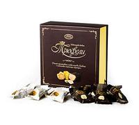 Hazelnut Chocolate Bonbons Truffles with Black (Tuber Aestivum) and White Truffle (Tuber magnatum pico) 20 Gourmet Selection Deliciously Diverse Truffles Ideal for Gift