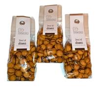 Hazelnut Lady's Kisses filled with Dark Chocolate, Panero Bakery Pastry, Italian artisan biscuits, Piedmont Tradition, pack of 3 x 180g