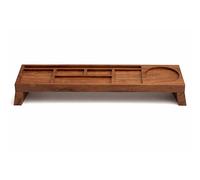 Hazelton Oaks Acacia Wooden Desk Organiser | Office Setup | Table Accessories | Desk Storage | Pen Holder | Wood Home Office Accessories Keep your Desk Clear