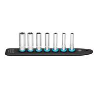 HAZET - SmartRail 1/4 Inch 850LG-SR/7 Plastic Socket Holder for 7 Sockets, Magnetic, Non-Slip, Easy to Use, Square Drive 6.3 mm (1/4 Inch)