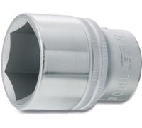 HAZET 1000-34 60 mm 6-Point Hexagon Profile Socket - Chrome-Plated/Polished