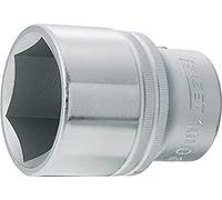 HAZET 1000-42 70 mm 6-Point Hexagon Profile Socket - Chrome-Plated/Polished