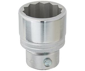HAZET 1000AZ-1.3/8 61.5 mm 12-Point Profile Socket - Chrome-Plated/Polished