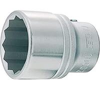 HAZET 1000AZ-1.5/16 59 mm 12-Point Profile Socket - Chrome-Plated/Polished