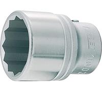 HAZET 1000AZ-1 52 mm 12-Point Profile Socket - Chrome-Plated/Polished