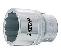 HAZET 1000Z-38 65 mm 12-Point Profile Socket - Chrome-Plated/Polished