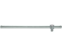 HAZET 1015/2 500 mm Handle Bar with Sliding Head - Chrome-Plated/Polished | 1015/2, square drive handle